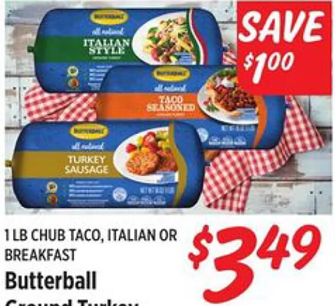 Butterball Ground Turkey at Rouses