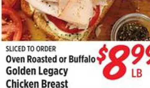 Oven Roasted or Buffalo Golden Legacy Chicken Breast at Rouses