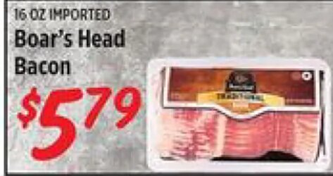 Boar's Head Bacon at Rouses