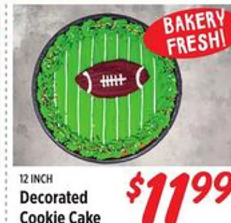 Decorated Cookie Cake