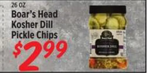 Boar's Head Kosher Dill Pickle Chips at Rouses