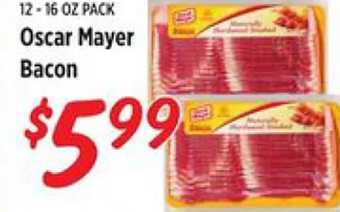 Oscar Mayer Bacon at Rouses