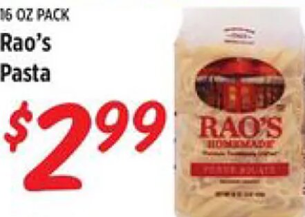 Rao's Pasta at Rouses