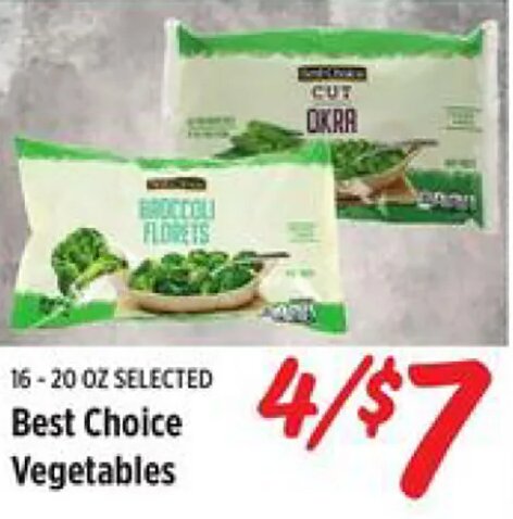 Best Choice Vegetables