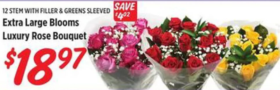 Extra Large Blooms Luxury Rose Bouquet