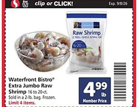 Waterfront Bistro Extra Jumbo Raw Shrimp