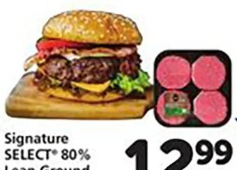 Signature SELECT 80% Lean Ground Beef Patties at Safeway