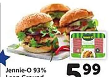 Jennie-O 93% Lean Ground Turkey or Patties at Safeway