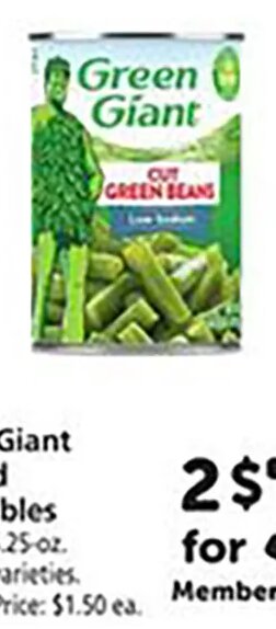 Green Giant Canned Vegetables