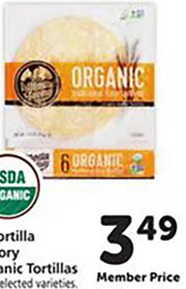 La Tortilla Factory Organic Tortillas at Safeway