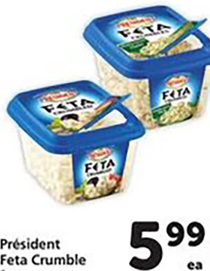 Président Feta Crumble