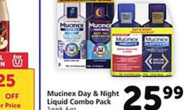 Mucinex Day & Night Liquid Combo Pack