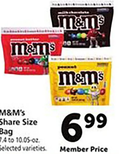 M&M's Share Size Bag