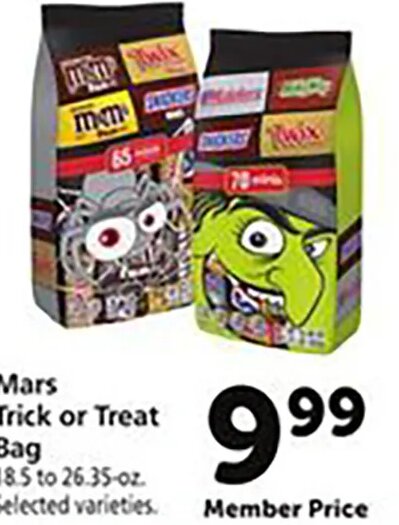 Mars Trick or Treat Bag