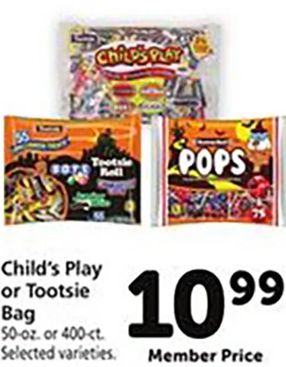 Child's Play or Tootsie Bag