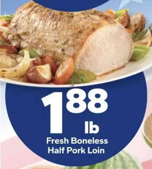Fresh Boneless Half Pork Loin