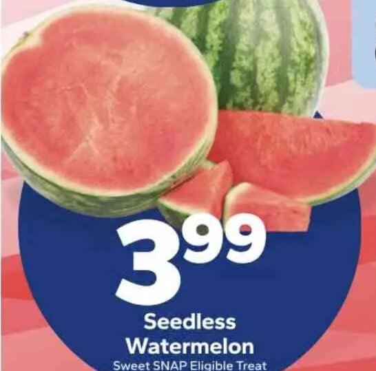 Seedless Watermelon at Save A Lot