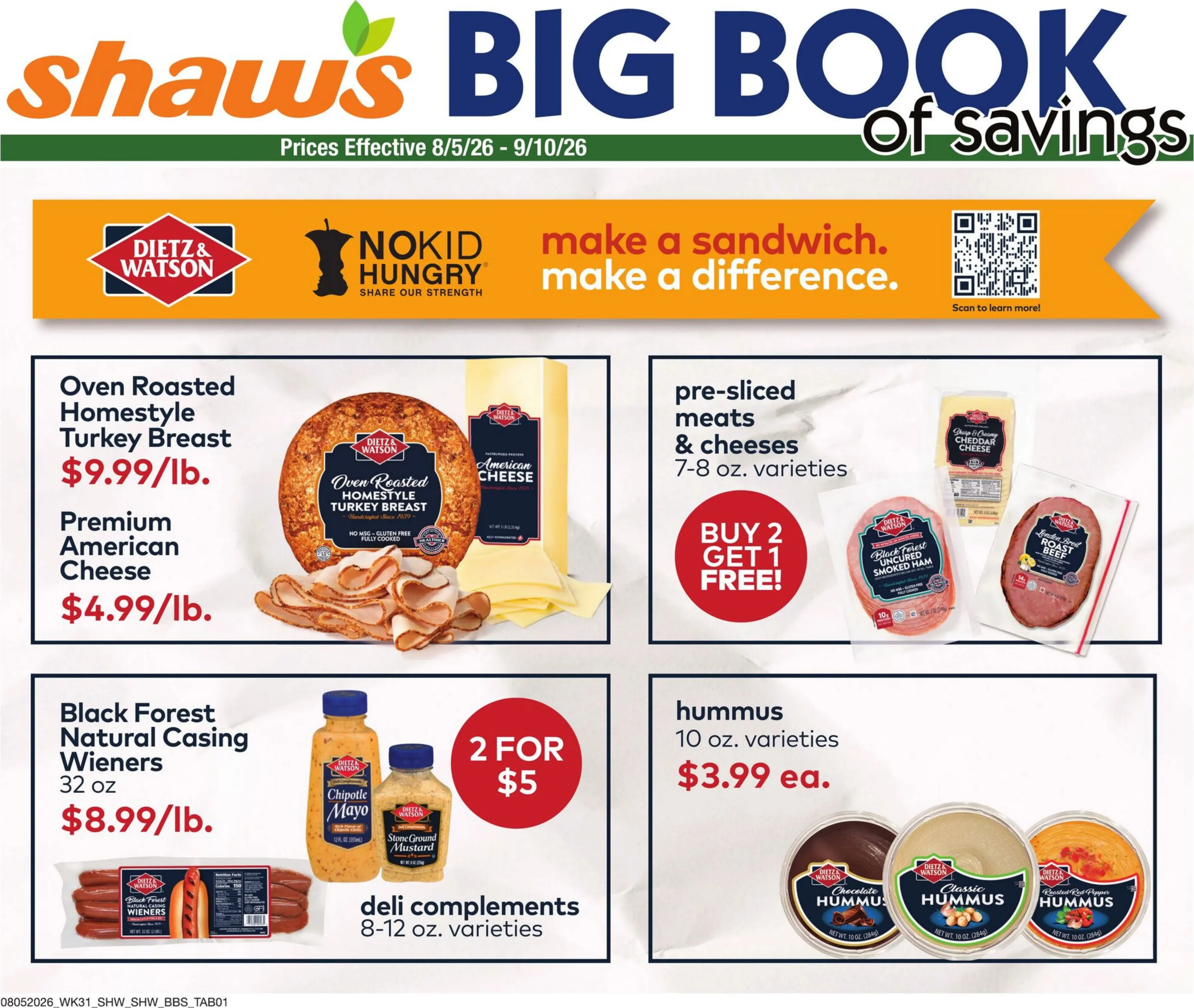 Shaw's Weekly Ad Page 1