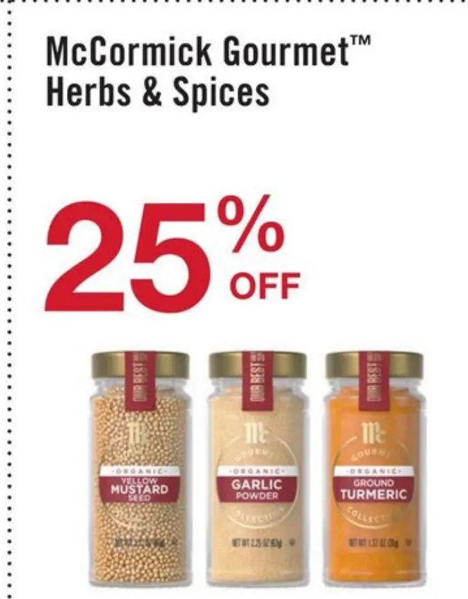 McCormick Gourmet™ Herbs & Spices