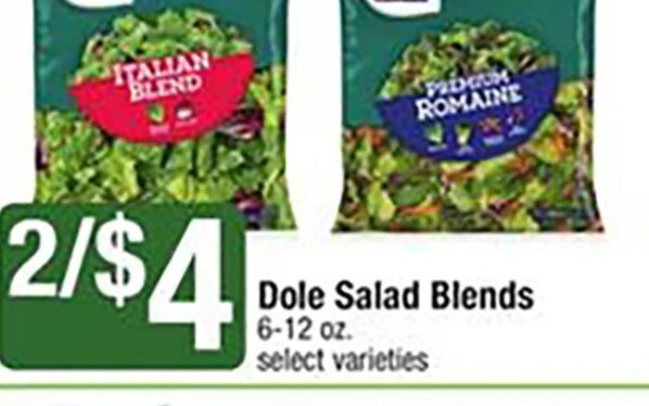 Dole Salad Blends at Shaw's