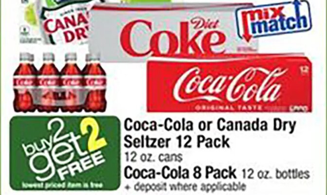 Coca-Cola or Canada Dry