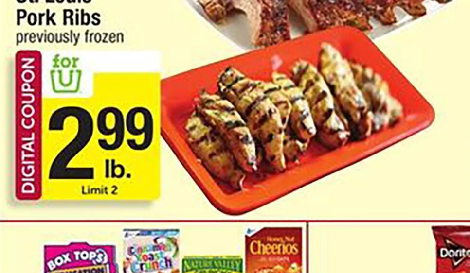Fresh Chicken Tenders / St. Louis Pork Ribs at Shaw's
