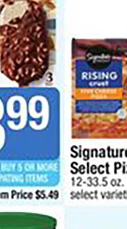Signature Select Pizza at Shaw's