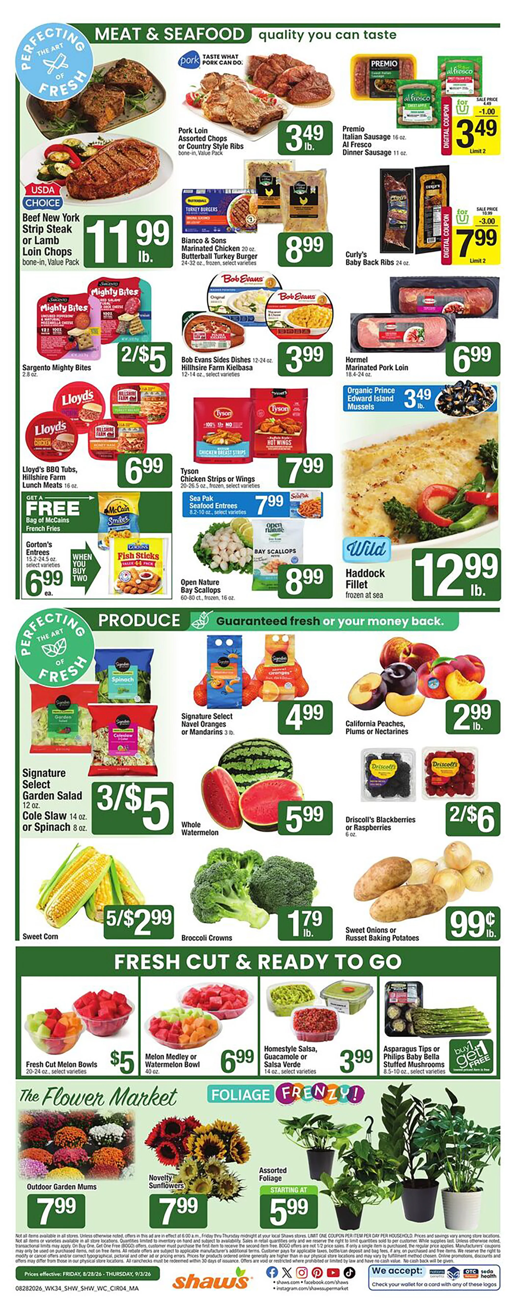 Shaw's Weekly Ad Page 4