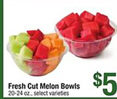 Fresh Cut Melon Bowls