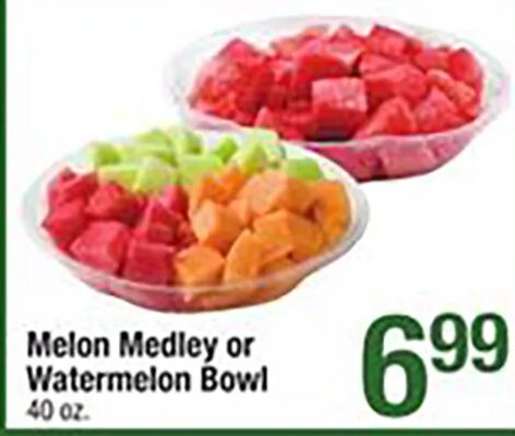 Melon Medley or Watermelon Bowl at Shaw's
