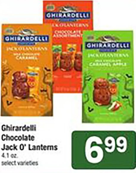 Ghirardelli Chocolate Jack O' Lanterns