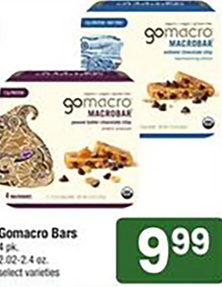 Gomacro Bars