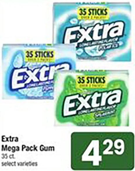 Extra Mega Pack Gum