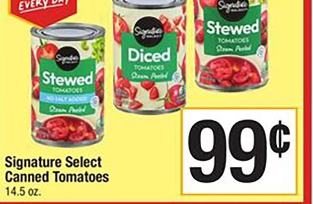 Signature Select Canned Tomatoes