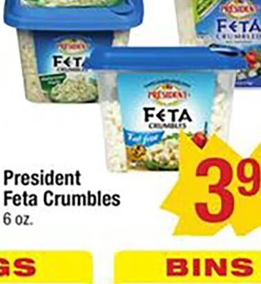 President Feta Crumbles