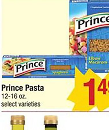 Prince Pasta at Shaw's