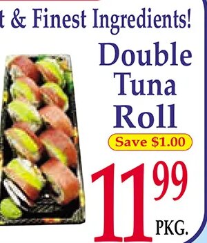 Niji Sushi Double Tuna Roll
