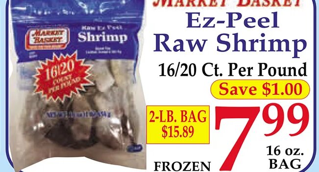 Market Basket Raw Shrimp at Market Basket