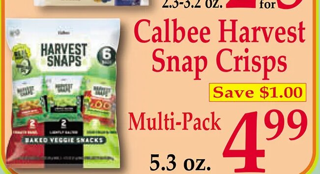 Calbee Harvest Snap Crisps