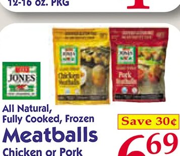 Jones Golden Brown Sausages at Market Basket