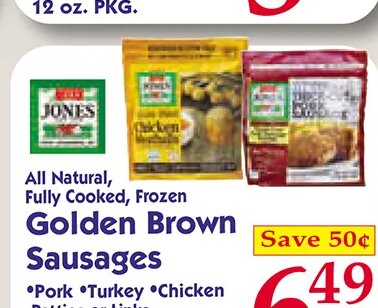 Jones Little Pork Sausage Links at Market Basket