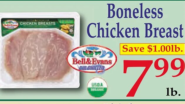 Boneless Chicken Breast at Market Basket