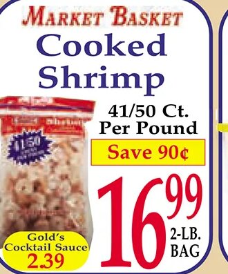 Market Basket Cooked Shrimp at Market Basket