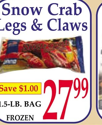 Snow Crab Legs & Claws