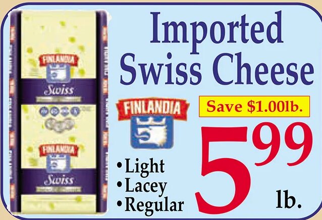 Imported Swiss Cheese
