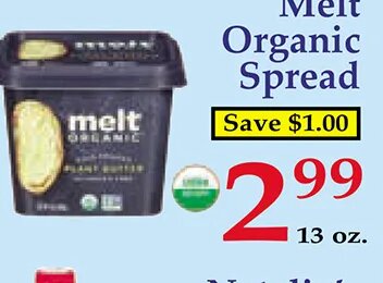 Melt Organic Spread