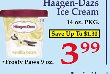 Häagen-Dazs Ice Cream at Market Basket