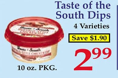 Taste of the South Dips