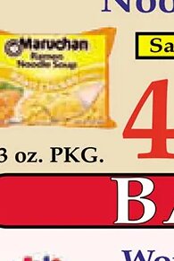 Maruchan Ramen Noodles at Market Basket