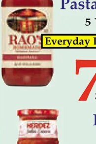 Rao's Pasta Sauce at Market Basket